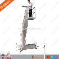 cheap single aluminum mast vertical lift conveyor vertical man lift with CE